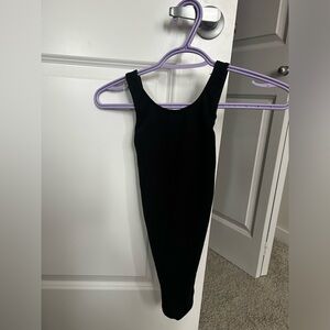 Aritzia Wilfred free XS back cross bodysuit black